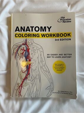MCAT Study Anatomy Colouring Book